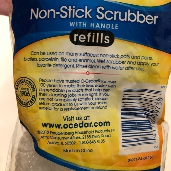 5/$10 O-Cedar Non-Stick Mesh Scrubbers with handle refills - Picture 4 of 9